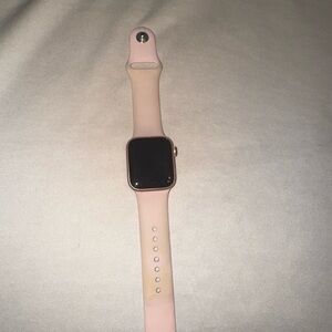 Apple Smartwatch with Pink Band